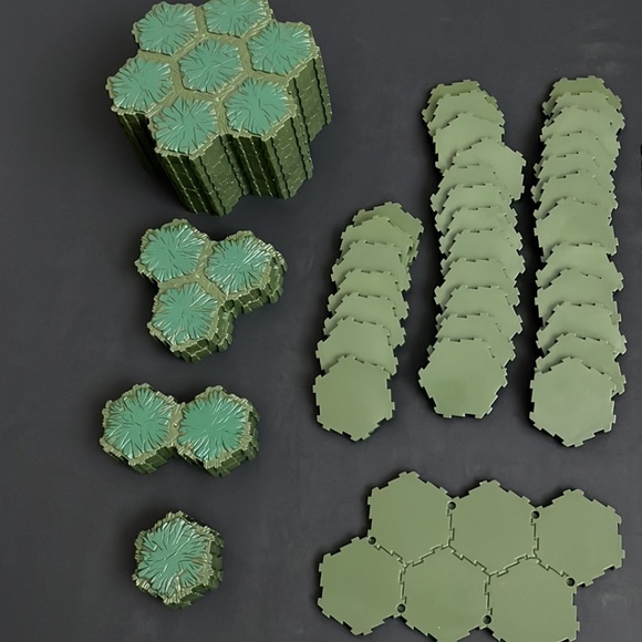Heroscape Terrain Game Tiles Pieces Replacement - Picture 1 of 8